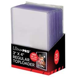 TOPLOADS 3X4 SLEEVE RÉGULIÈRE DE 25 (
USSTCP)